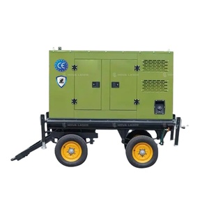 เครื่องกำเนิดไฟฟ้าแบบเงียบ 200KVA 160KW พร้อมรถพ่วงสำหรับใช้งานกลางแจ้ง - Product Image 1