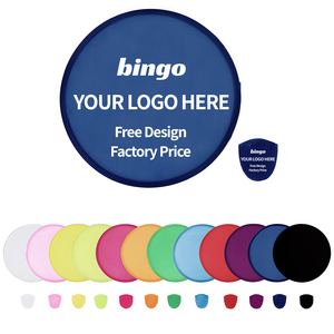 Disque volant pliable polychrome avec pochette Ventilateur à disque volant personnalisé Vente en gros Cadeaux promotionnels Matériel d'impression sur soie <span class=keywords><strong>Chien</strong></span> - Product Image 2