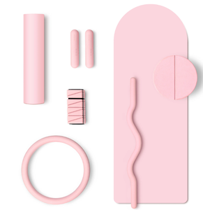 Ensemble d'accessoires de fitness <span class=keywords><strong>pour</strong></span> la maison en PU durable et écologique, comprenant un tapis de <span class=keywords><strong>yoga</strong></span>, un anneau de musculation, une barre d'haltères et un équipement de Pilates - Product Image 2