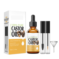 Huile de ricin biologique 4oz - Huile de ricin 100% pure pour la croissance des cheveux, des cils et des sourcils - Huile de ricin noire jamaïcaine pressée à froid