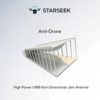 Starseek Portable Wireless Wideband Double Ridged Horn Antenna 300-18000MHz UAV Signal Capture Interception Aerial
