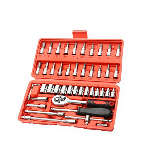High Carbon Steel Household <b>Hand</b> <b>Tool</b> <b>Set</b> With Ratchet Wrench Hard Case-Rechargeable Battery OEM Customizable Hous - Product Image 3
