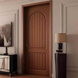 Puerta Interior de Madera Maciza con Estructura de Mortaja y Espiga, Pintura Ecológica Horneada, Puerta de Dormitorio Moderna y Sencilla, Puerta de Entrada Exterior - Product Image 5