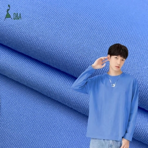 Vải thun jersey 100% <span class=keywords><strong>polyester</strong></span>, dệt trơn hai mặt, không co giãn, 220gsm, dùng cho áo lót và áo thun mùa xuân/hè dành cho bé gái - Product Image 1