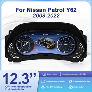 หน้าปัดดิจิตอล NaviHua ขนาด 12.3 นิ้ว จอ LCD แบบ Virtual Cockpit สำหรับ Nissan Patrol Y62 ชุดอัพเกรด - Product Image 5