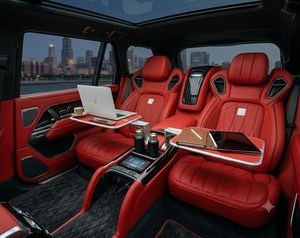 Sedile Sportivo VIP di Lusso per Mercedes-Benz <span class=keywords><strong>Classe</strong></span> G W463 W464, Upgrade con Tavolino da Aereo, Frigorifero <span class=keywords><strong>a</strong></span> Compressore, Pelle Nappa - Product Image 3