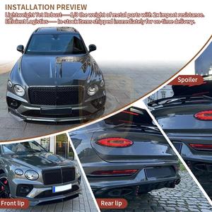 Auto-Styling Larte Bodykit für Bentley Bentayga 2020-24 Modell Frontlippe Heckdiffusor Dachflügel Spiegelabdeckung Trockenkarbon Karosserie-Kit - Product Image 6