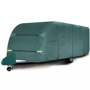 Épais 4 couches tissu Non tissé abri d'auto <span class=keywords><strong>Garage</strong></span> RV couverture hangar Anti-UV caravane couverture remorque attelage couverture pour la neige d'hiver - Product Image 6