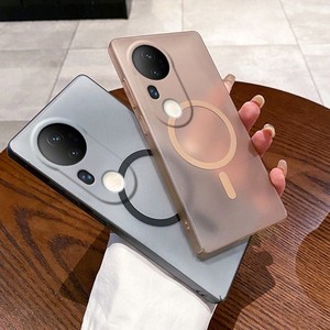 เคสโทรศัพท์แบบแม่เหล็กบางเฉียบใส <span class=keywords><strong>ราคา</strong></span>โรงงาน สำหรับ <span class=keywords><strong>vivo</strong></span> S20 Pro S18 S17 X100 X90 <span class=keywords><strong>X80</strong></span> Pro ฝาหลังแบบด้าน รองรับการชาร์จไร้สาย - Product Image 1