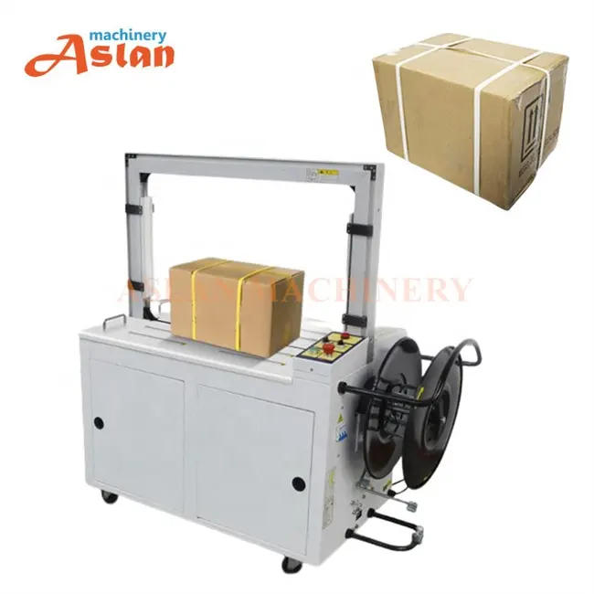 Automatic commercial carton and box PP belt strapping banding machine automatic box baling binding machine