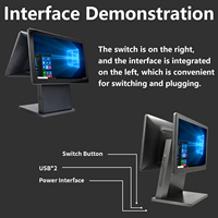 Caisse enregistreuse tactile capacitive Draco DC-G3 pour magasins et restaurants avec Windows 10 et Intel I5