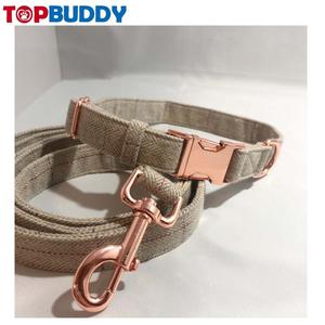 <span class=keywords><strong>Collar</strong></span> de cáñamo personalizado simple pero clásico hecho a mano de calidad superior para perro - Product Image 4