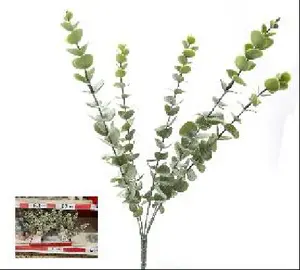 Cây Bạch Đàn Nhân Tạo Green Bush Branch Ash Green 5 Thân Cây Treo Nhân Tạo Rama Nhân Tạo