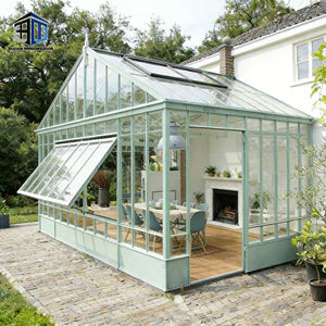 ห้องกระจกอลูมิเนียม 6063-T6 แบบกำห<span class=keywords><strong>น</strong></span>ดเองจาก NUOXIN สำหรับระเบียงกลางแจ้ง ทรงโมเดิ<span class=keywords><strong>ร์</strong></span><span class=keywords><strong>น</strong></span>หลังคาทรงจั่ว สไตล์เรือนกระจก ใช้ได้ทุกฤดู - Product Image 1