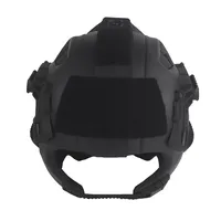 Casque de protection tactique de haute qualité de marque avec masque facial intégral en fil d'acier, rail et fermeture auto-agrippante 260