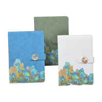 Carnet d'étudiant en petite série avec fermoir multicolore et impression couleur – Fabricant de carnets pour la salle de classe