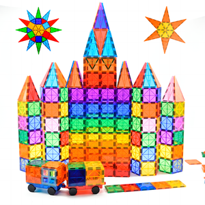Wholesale 3D Colorful Magnetic Tiles DIY Construction Educational Toys <strong>Magnet</strong> <strong>Buildings</strong> <strong>Blocks</strong> Set for Children Made of Plastic - Product Image 2