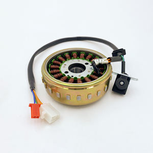 Bobine de stator de générateur magnéto triphasé 18 pôles 24-1 DC de qualité supérieure EFI pour pièces de moteur de <span class=keywords><strong>moto</strong></span> GY6 125CC EFI - Product Image 1