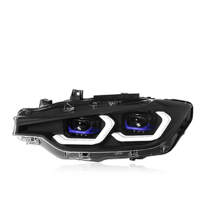 Conjunto de Faros Delanteros para BMW <span class=keywords><strong>Serie</strong></span> 3 F30 2013-2019, Modificación con Nuevas Luces LED de Conducción Diurna para los Faros del Automóvil - Product Image 2
