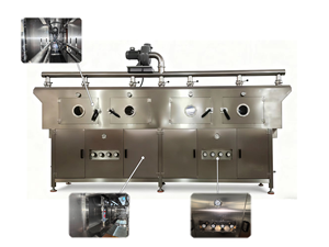 Stoomkrimptunnel met stoomgenerator voor het etiketteren van ronde flessen en bekers in de melkverwerking - Product Image 2