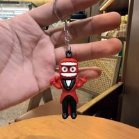Grosir Gantungan Kunci Karabiner PVC Digital Anti Air Ringan Bermotif Kartun Fashion Cetak UV Boneka Badut Pamny