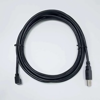 كابل USB صغير مخصص بزاوية 90 درجة، طول 2 متر، ذكر إلى ذكر، كابل بيانات USB صغير بزاوية قائمة