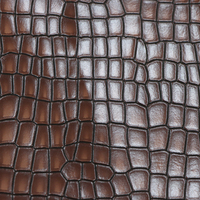 Usine Offre Spéciale 0.9mm Crocodile Pierre Conception Sac À Main Matériel Fuax Cuir Motif Animal En Relief En Cuir PU pour Chaussures