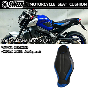 Asiento Personalizado para <span class=keywords><strong>Yamaha</strong></span> MT-09 2021-2023, Asiento de Repuesto para Motocicleta con Espuma Confortable, Asiento de Posventa para <span class=keywords><strong>MT09</strong></span> <span class=keywords><strong>2022</strong></span> - Product Image 1