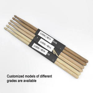 Buen Precio 5A/7A/Jazz American Hickory Wood Color Natural o Color pintado Material de baquetas profesional de alta calidad Grado 2 - Product Image 6