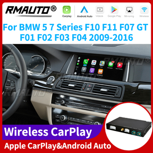 Sistema Inalámbrico Apple CarPlay NBT CIC de RMAUTO para BMW Serie 5 y 7 F10 F11 F07 F01 F02 F03 F04 2009-2016, Android Auto, Mirror Link - Product Image 1