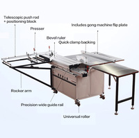 Scie à ruban verticale haute précision 220V, nouvelle scie à panneaux CNC pour la découpe du bois, petite taille, moteur haute précision