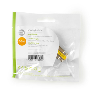 D-Sub Female To <b>9</b> Pin D-Sub Female Coupler Connector For Serial Data Transfer - Product Image 4