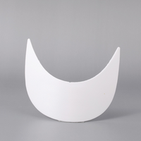 Visière de casquette en PE sur mesure, feuille plastique pliable pour bord de chapeau avec service de découpe, directement de l'usine pour la fabrication de casquettes