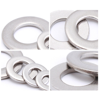 Factory Din9021 Din125 Plain Washers Stainless Steel Standard Flat Washers A2 A4 Ss304 Stainless Steel Washers M3 M6 M9 M12-M36