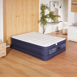 Kasur Angin Ukuran <span class=keywords><strong>Queen</strong></span> dengan Pompa Kecepatan Tinggi Terintegrasi, Kasur Angin Premium <span class=keywords><strong>Double</strong></span> <span class=keywords><strong>High</strong></span> Pillow Top untuk Tamu, Berkemah & Rumah - Product Image 2