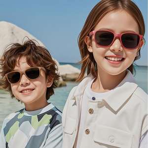 子供用サングラスTendencia 2025ファッションギフトフレキシブルライトTR90スクエア偏光 - Product Image 6