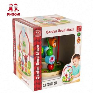 Miroir de jardin jouet éducatif pour bébé labyrinthe de perles en bois pour les tout-petits 1 + - Product Image 5