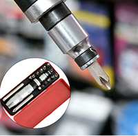 Kit d'outils professionnels magnétiques pour l'entretien mécanique, 7 embouts de tournevis à chocs en acier au chrome-vanadium, pour le bricolage et l'OEM