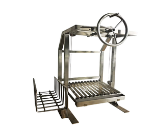 Parrillas <span class=keywords><strong>Gaucho</strong></span> Santamaria/Argentina - Parrilla Moderna de Acero Inoxidable con Carro Móvil, Encendido Piezoeléctrico y Alta Presión para un <span class=keywords><strong>BBQ</strong></span> Seguro - Product Image 4