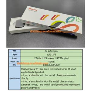 Serie 11 <span class=keywords><strong>Smartwatch</strong></span> 46mm dimensioni Reloj Intelligente Microwear <span class=keywords><strong>s</strong></span> 11 Series11 Montre Connected <span class=keywords><strong>Smartwatch</strong></span> S11 per uomo donna - Product Image 2