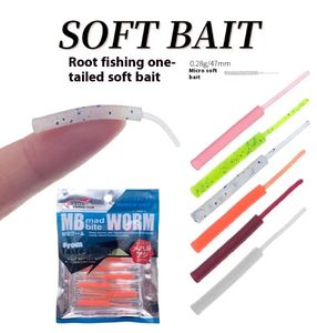 Topind Luya เหยื่อตก<span class=keywords><strong>ปลา</strong></span>แบบนิ่ม10ถุงปลายหางเดียวหนอนพลาสติกขนาดเล็กสำหรับ<span class=keywords><strong>ปลา</strong></span><span class=keywords><strong>คา</strong></span><span class=keywords><strong>ร์</strong></span>พ15กรัม - Product Image 4