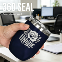 Thermos de voyage personnalisé en acier inoxydable écologique de 12 oz/350 ml, isolation thermique de 6 à 12 heures, design moderne, cadeaux promotionnels