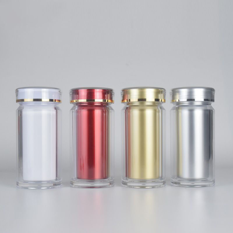 Custom 120ml Luxury Empty Printed Plastic Bottle Medicine Bottle with Capsule Cap