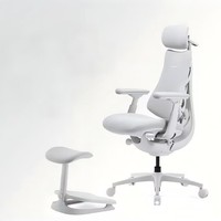 Chaise de bureau ergonomique moderne de haute qualité avec repose-pieds, multifonctionnelle, en maille, suspension à ressorts, appui-tête 3D, pour l'école, l'hôtel, la maison, le gaming