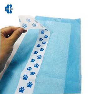 Coussinet d'entraînement jetable Wee Wee pour chiens Coussinet d'entraînement imperméable pour chiot avec ruban adhésif - Product Image 4