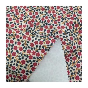 Revestimiento de impresión impermeable Nylon/Poliéster Peached Calvary Twill Tela de gabardina de microfibra para ropa de chaqueta - Product Image 1