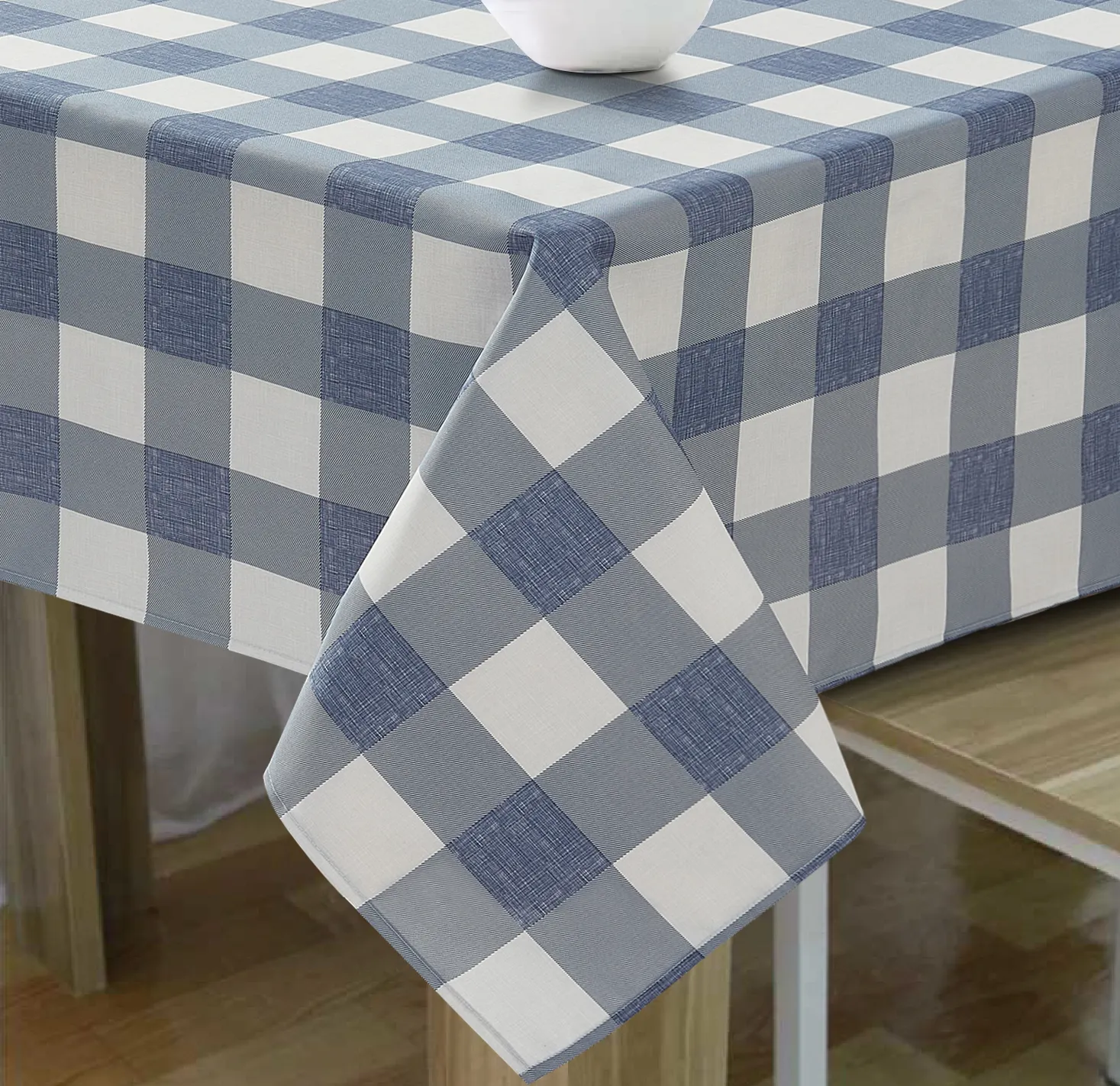 Plaid Tischdecke Karierte Tischdecken Polyester Tischdecke für Esstisch Küche Büro Kaffee Restaurant