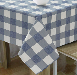 Plaid Table cloth Checkered Tablecloths polyester tablecloth for dining table kitchen office coffee restaurant