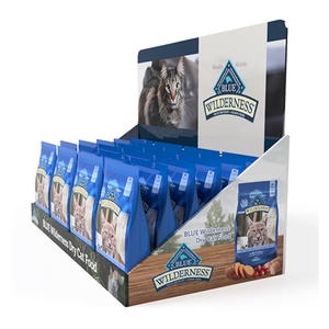Promotional Foldable Eco-Friendly Cardboard Totem Display Tier <b>Counter</b> for Cat Food for Store for Showcase - Product Image 4