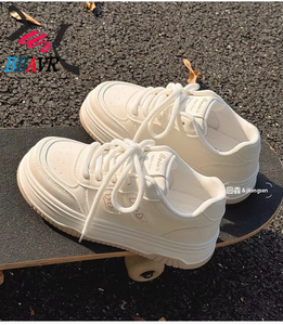 Zapatos de Mujer para Otoño e Invierno, Zapatos Blancos 2024, Nuevos Zapatos Casuales con Suela Gruesa y Elevada - Product Image 6
